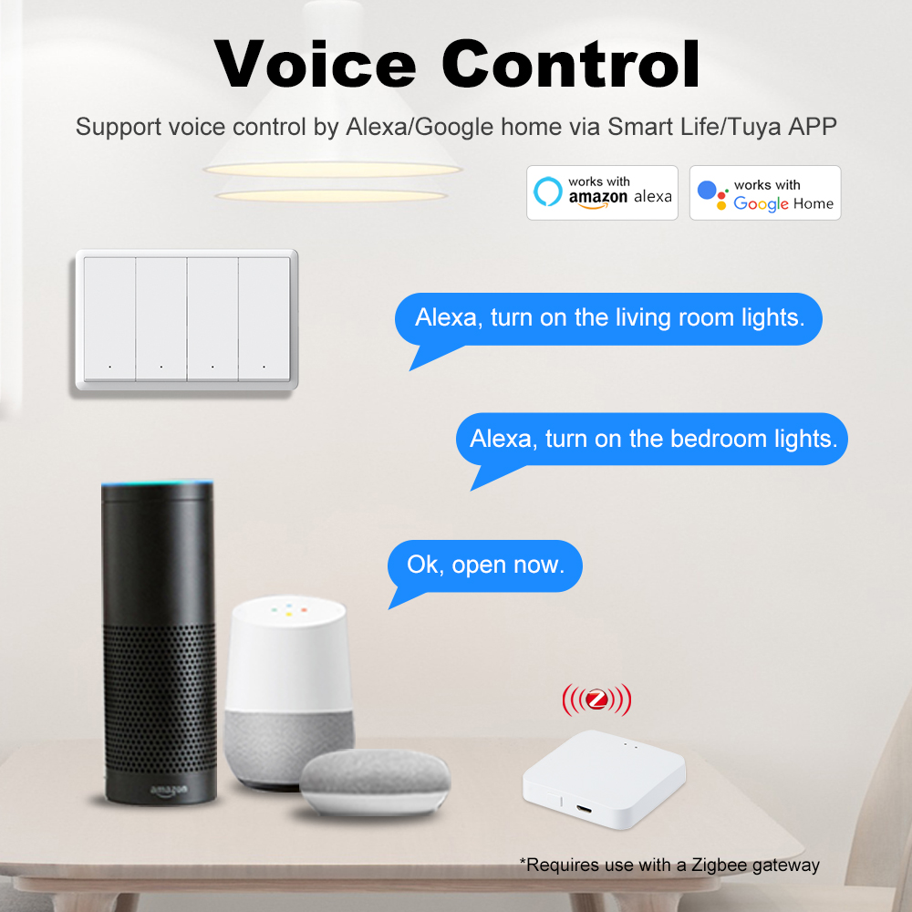 MANHOT ZigBee3.0 Smart Switch  - огляд і ціна Smart Home Switch