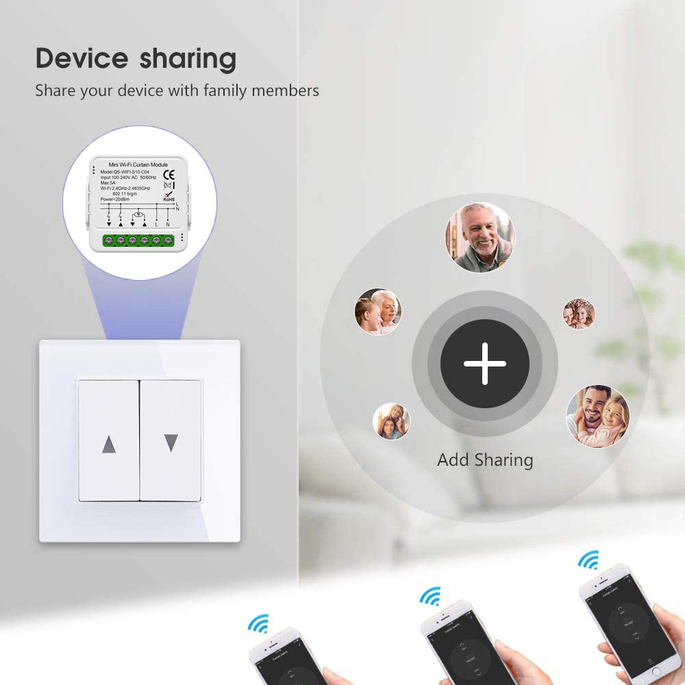 Tuya WiFi Zigbee Smart Curtain - огляд і ціна Smart Home Blinds